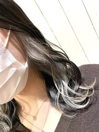 セミロング カラー ヘアアレンジ 池袋髪質改善×レイヤ ー専門MATSUのヘアスタイル