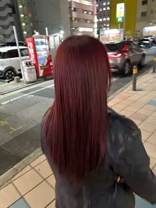 セミロング カラー AYAKASA 暖色カラー/レイヤーのヘアスタイル
