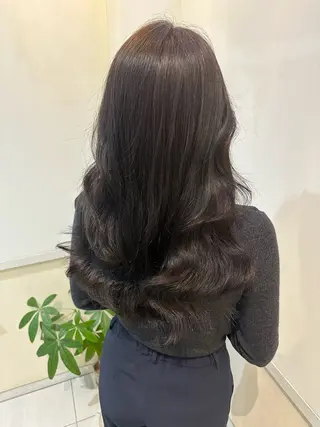 ロング カラー 透けるbrown カラー🎗♡yukaのヘアスタイル