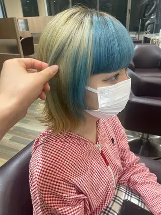 カラー 下澤 天音のヘアスタイル