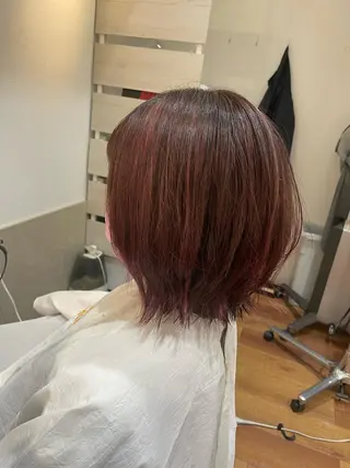 ミディアム カラー 浅香山✨美髪✨ やまもとあきこのヘアスタイル