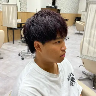 ショート カラー メンズ 村上翼/ハンサム ショート/パーマのヘアスタイル