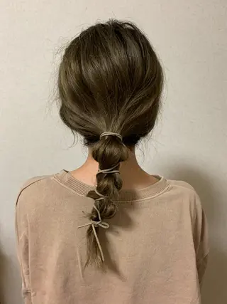 ヘアアレンジ matsuda rinaのヘアスタイル