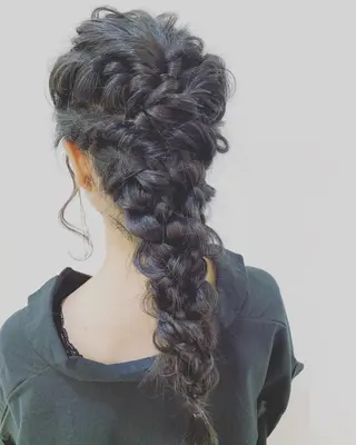 ロング ヘアアレンジ 原田 穂真のヘアスタイル