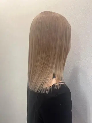 ミディアム たかはし るなのヘアスタイル