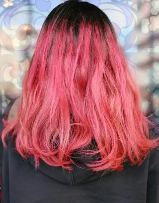 セミロング カラー 徳永 博志のヘアスタイル