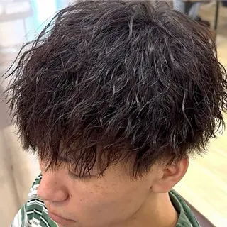 パーマ メンズ 安部 真弘のヘアスタイル