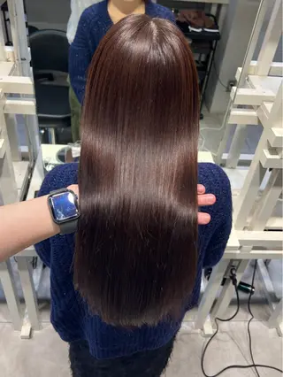 ロング 恵比寿韓国レイヤー× 艶透明感カラー大場のヘアスタイル
