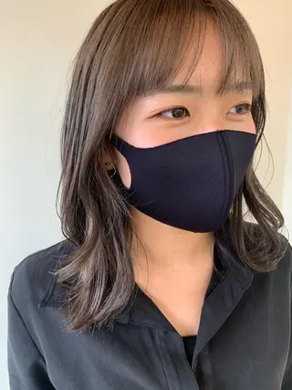 ミディアム カラー AR.MARA サトウヒカルのヘアスタイル