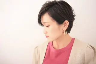 ショート カラー 新生活応援★半額/ 25歳以下　“内間”のヘアスタイル