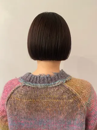 ショート rizu🤎/ ボブ /ブラウンカラーのヘアスタイル