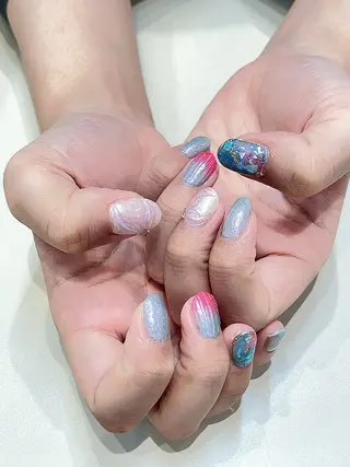 ネイル あおやぎ ゆきこのネイルデザイン