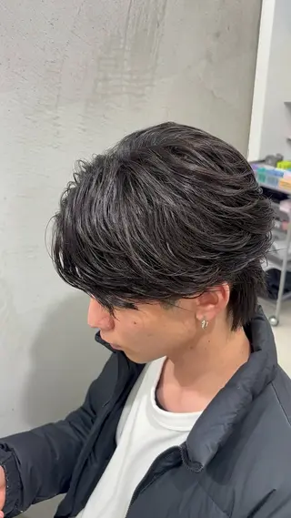 ショート パーマ メンズ 名古屋メンズパーマ /松井生のヘアスタイル