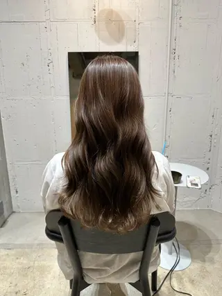 ロング カラー ナチュラルカラー /カット/藤井美冬のヘアスタイル
