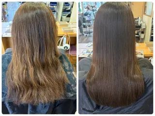 セミロング 中野 里咲のヘアスタイル