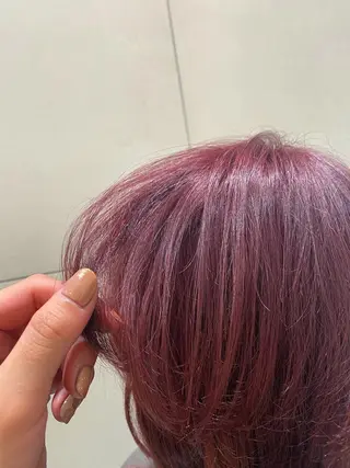ミディアム カラー 透明感カラー 天羅のヘアスタイル