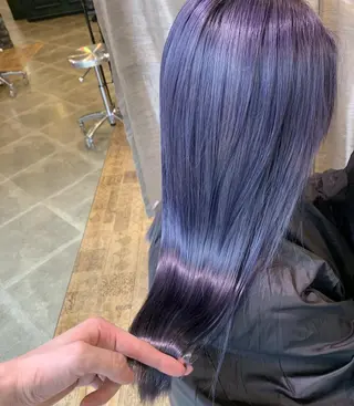 セミロング カラー 西中島エリアNo.1 髪質改善ラビマーニのヘアスタイル