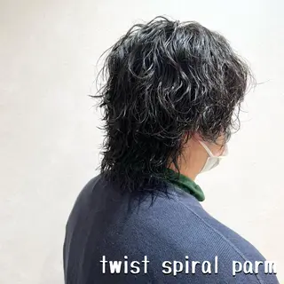 パーマ メンズ 瀬野凌介/メンズ カット/パーマのヘアスタイル