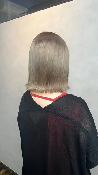ショート カラー ブリーチ/髪質改善 Norikaのヘアスタイル