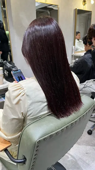 ミディアム カラー 新宿/ヘアカラー AiNAのヘアスタイル
