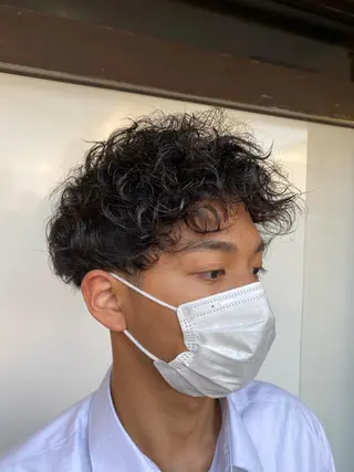 パーマ メンズ メンズサロン AXLのヘアスタイル