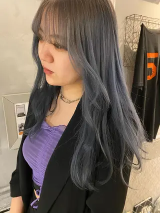 ロング カラー MIYU💋💖 〈XENA渋谷本店〉のヘアスタイル