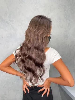 ロング カラー 🦋韓国hair🦋 エクステ店長sakiのヘアスタイル