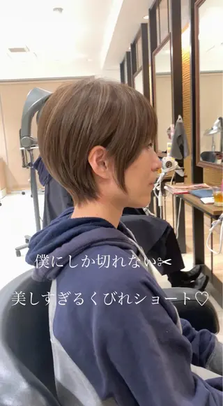 ショート 林 瑞起のヘアスタイル