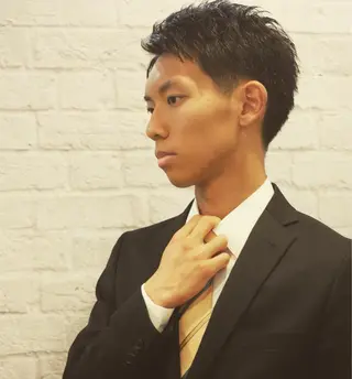 ショート メンズ 高橋 流耀のヘアスタイル