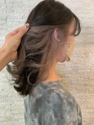 カラー ✄折橋 彩花🐶🍑のヘアスタイル