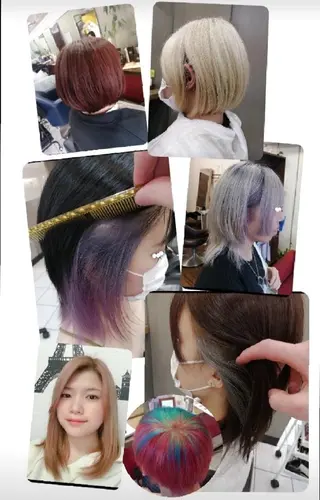 カラー D/i所属・D/i |Y/no. 〈夜スパ17時〜〉のヘアスタイル