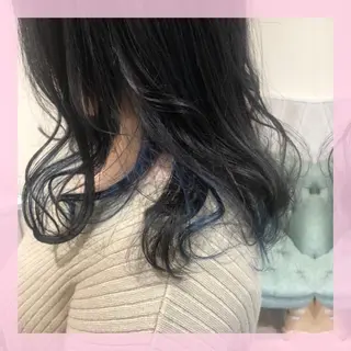 ミディアム カラー 🍒前川 🍒のヘアスタイル