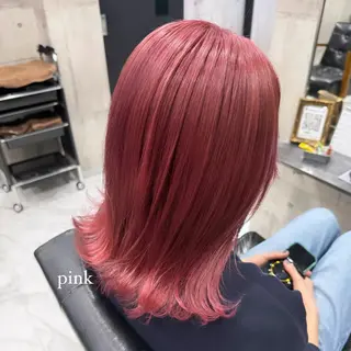 ミディアム カラー ヘアアレンジ 最新艶髪トレンド¦ ヘア¦miyu🐒♡のヘアスタイル