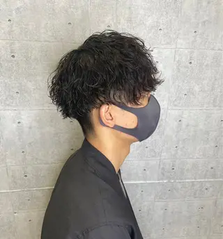 パーマ メンズ 🦋ブリーチなしダブ ルカラー🌈MEGUのヘアスタイル