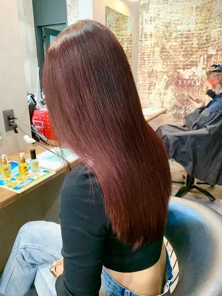 セミロング yoshihara yuukiのヘアスタイル