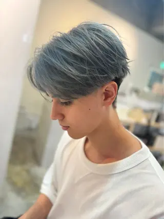 カラー メンズ 暖色カラー/艶カラー mitsuki🌴のヘアスタイル