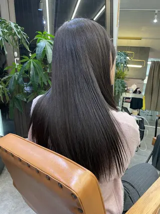 セミロング カラー sakura🌸 レイヤー/韓国ヘアのヘアスタイル