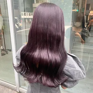 セミロング カラー 髪質改善🩰透明感カ ラー🎀hinanoのヘアスタイル