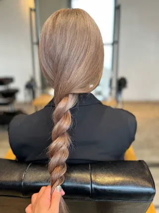 ロング 🌻韓国風ヘア🌻 ✨🌷ナナコ🌷のヘアスタイル