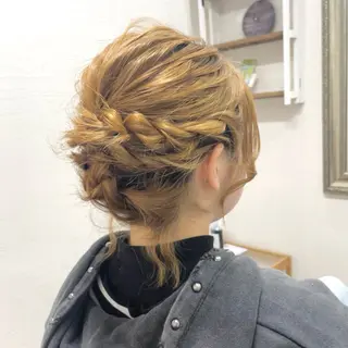ショート 💝ヘアアレンジ/ダ ブルカラー💝みさきのヘアスタイル