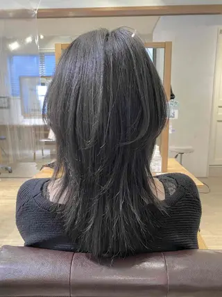 カラー ミディアム 前田 裕介のヘアスタイル