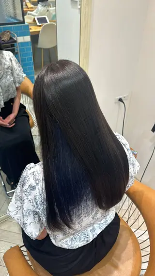 ロング カラー 絶対垢抜けレイヤー/ 透明感カラーリョウヤのヘアスタイル