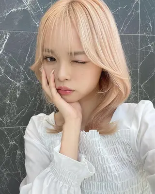 ミディアム チダアキフミ Ash大森のヘアスタイル