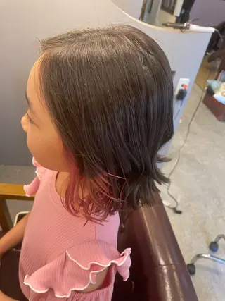 ミディアム hair make echo滿木あい花のヘアスタイル