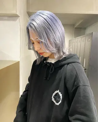 ショート カラー yuna/ボブカット /ハイトーンカラーのヘアスタイル