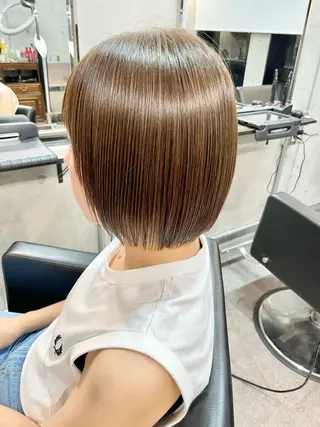ショート パーマ ショートボブ髪質改善 縮毛矯正のプロ山道潤のヘアスタイル