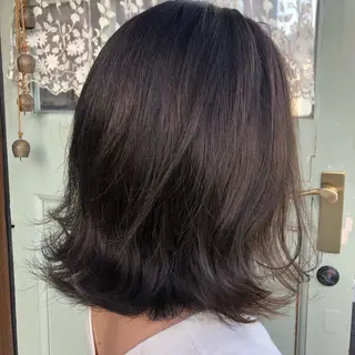 ミディアム かわい りなのヘアスタイル