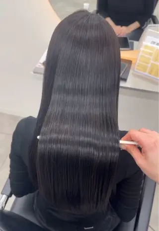 ロング カラー メンズパーマ特化/髪 質改善艶カラー/椿原のヘアスタイル