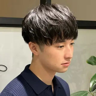 ショート メンズ マエダルイ🌐 レイヤースタイルのヘアスタイル