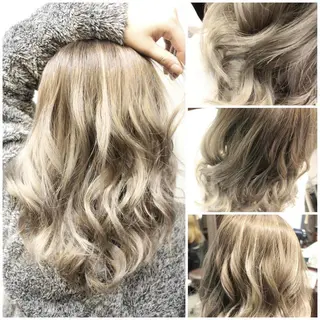 ミディアム カラー ヘアアレンジ 次世代シールエクステ 錦糸町 小泉 朋之のヘアスタイル